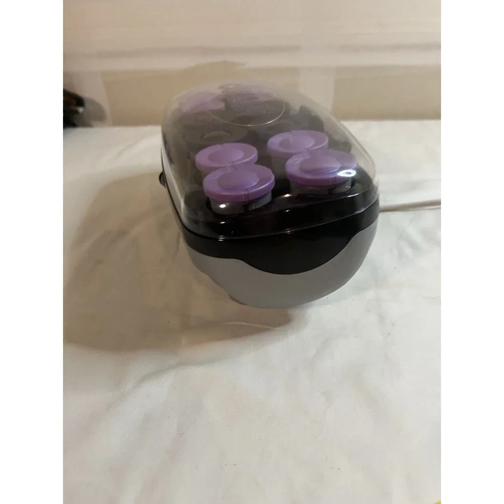 Conair Heat Waves Hot Rollers Curlers 12 Large Jumbo Rollers No Clips CHV14X